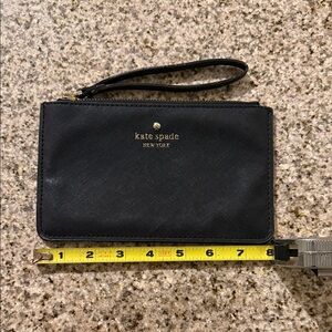 Kate Spade Black Zip Pouch